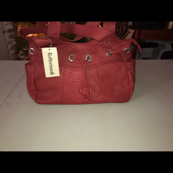 Reflections Bags Red Reflections Handbag Poshmark